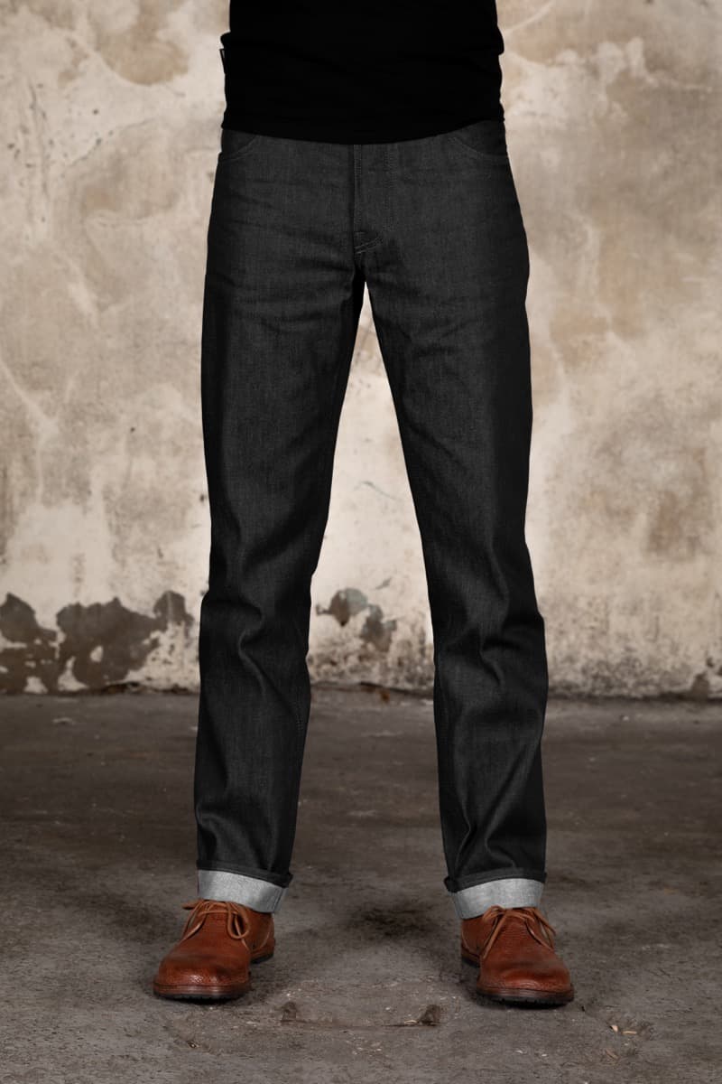 GVNR Selvedge Denim Jeans / Black