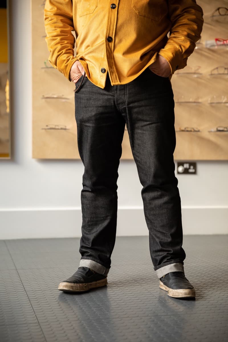 GVNR Selvedge Denim Jeans / Black