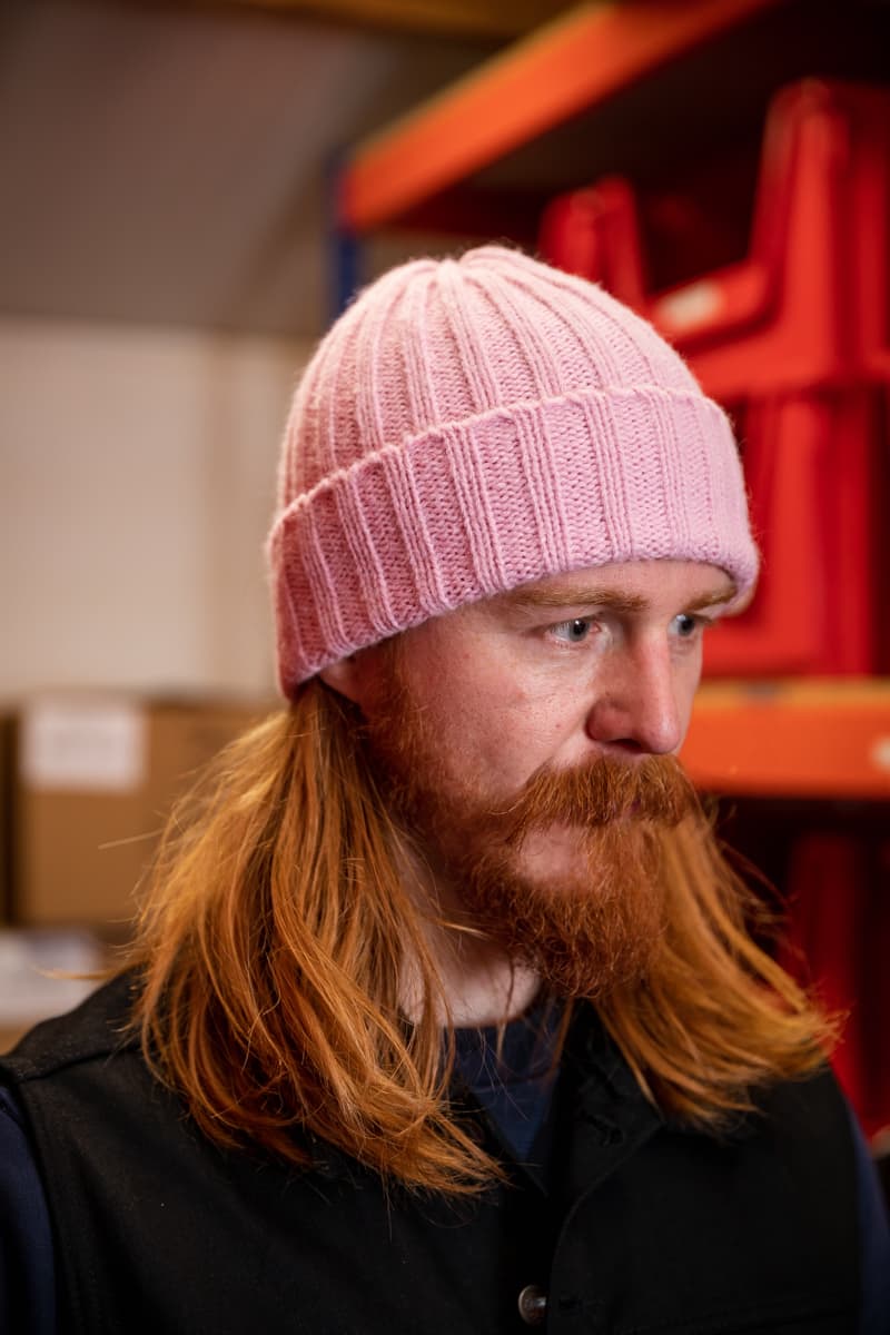 Alpaca Chunky Knit / Pinky