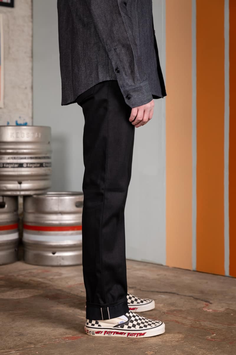 177 Selvedge Denim Jeans / Double Black