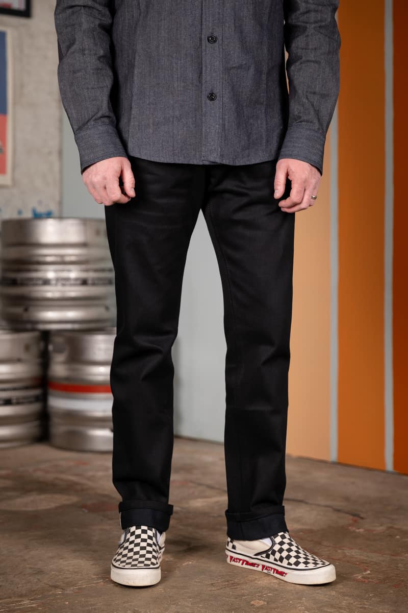 M1 Selvedge Denim Jeans / Double Black