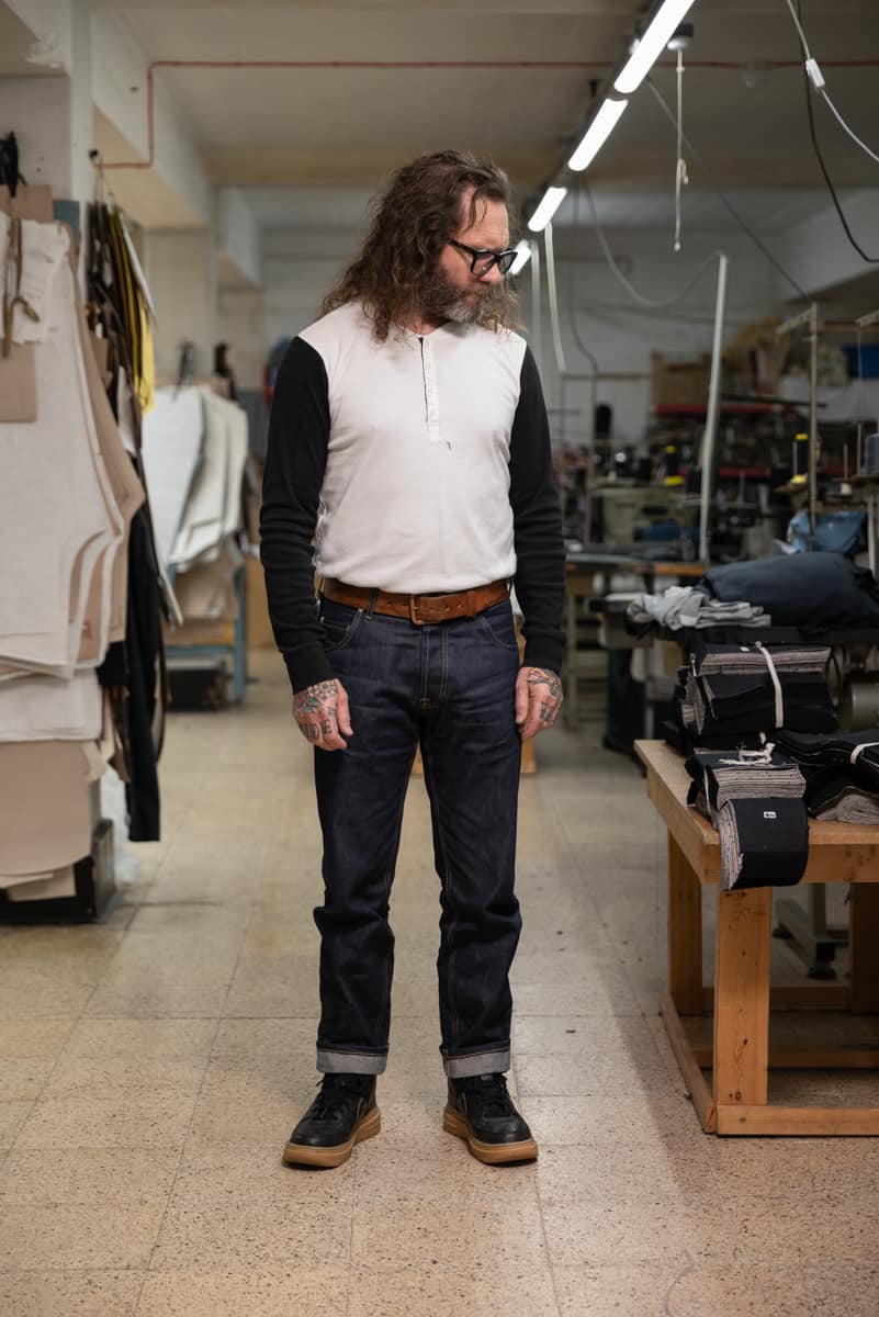 V12 Indigo Selvedge Denim