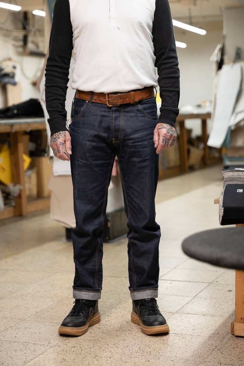 V12 Indigo Selvedge Denim