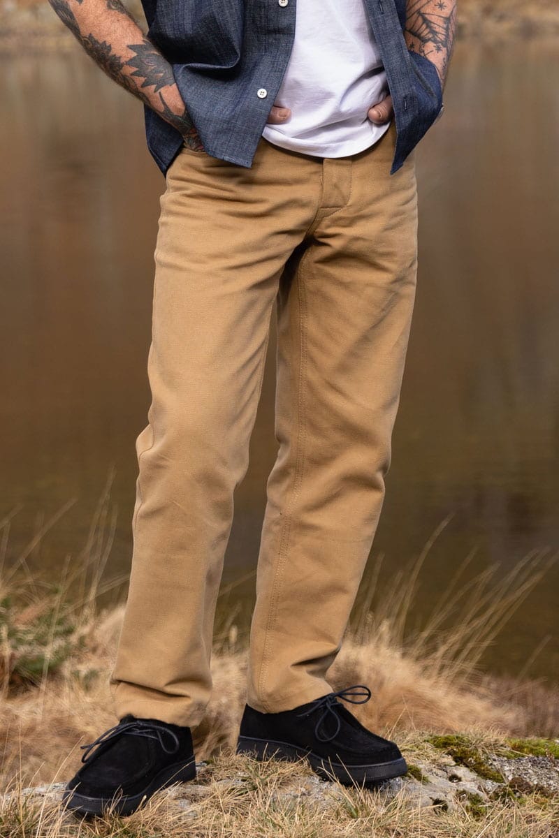 Works Tan Canvas Jeans