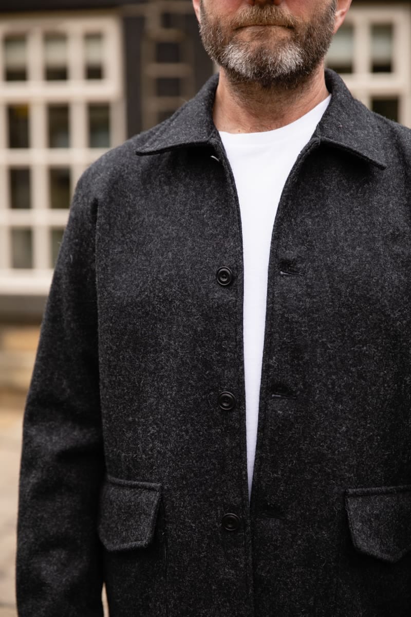 Charcoal Wool Jacket
