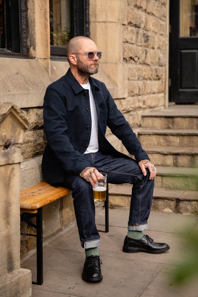 GVNR Moleskin Jacket / Dark Navy
