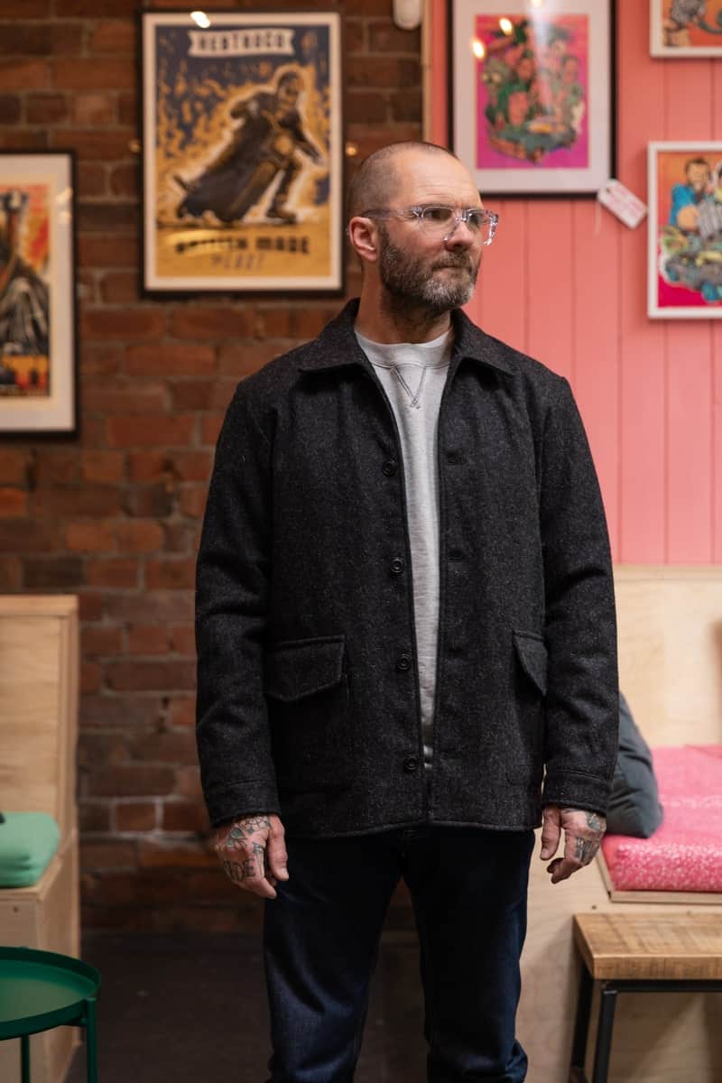 Charcoal Wool Jacket