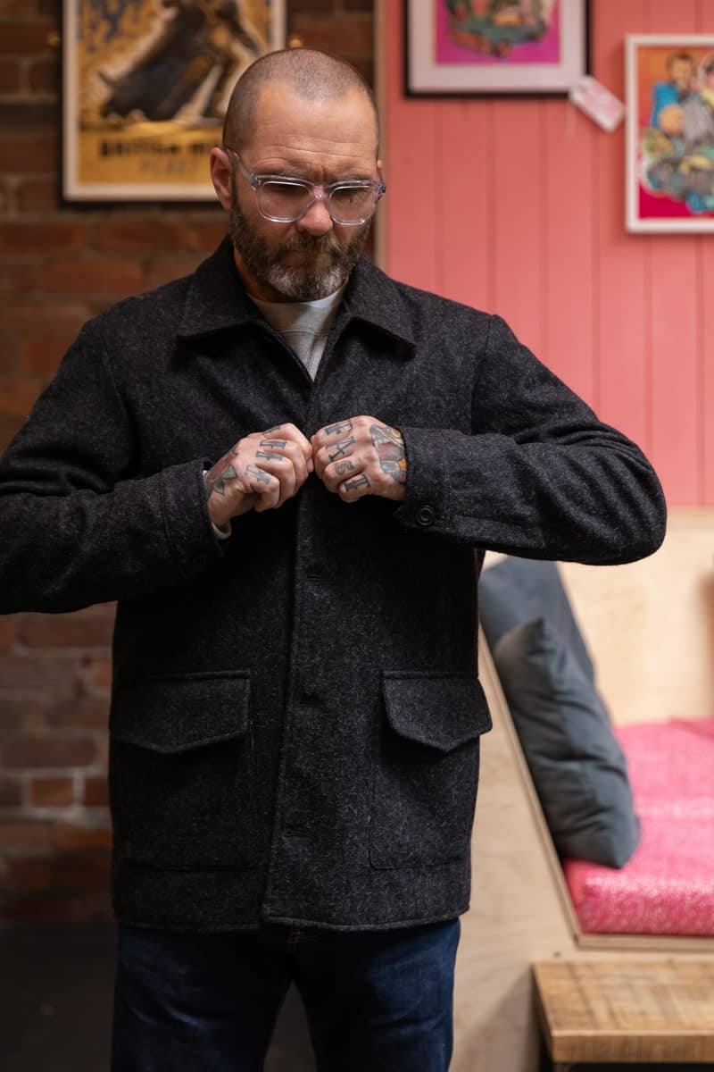 Charcoal Wool Jacket
