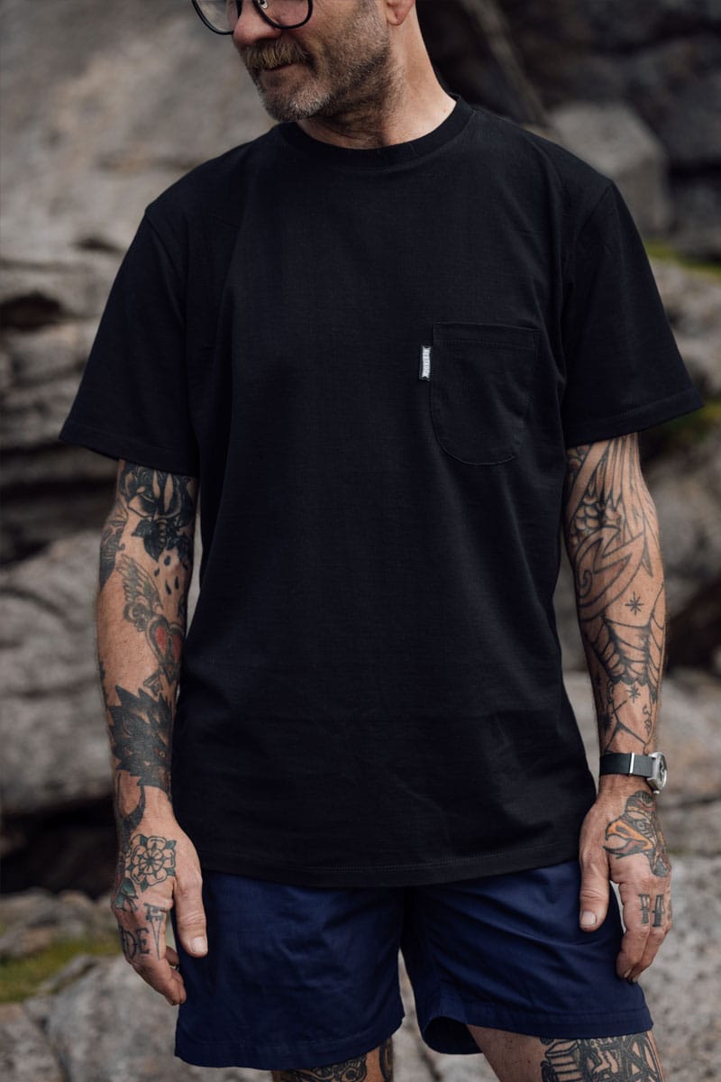 Black Pocket T-Shirt