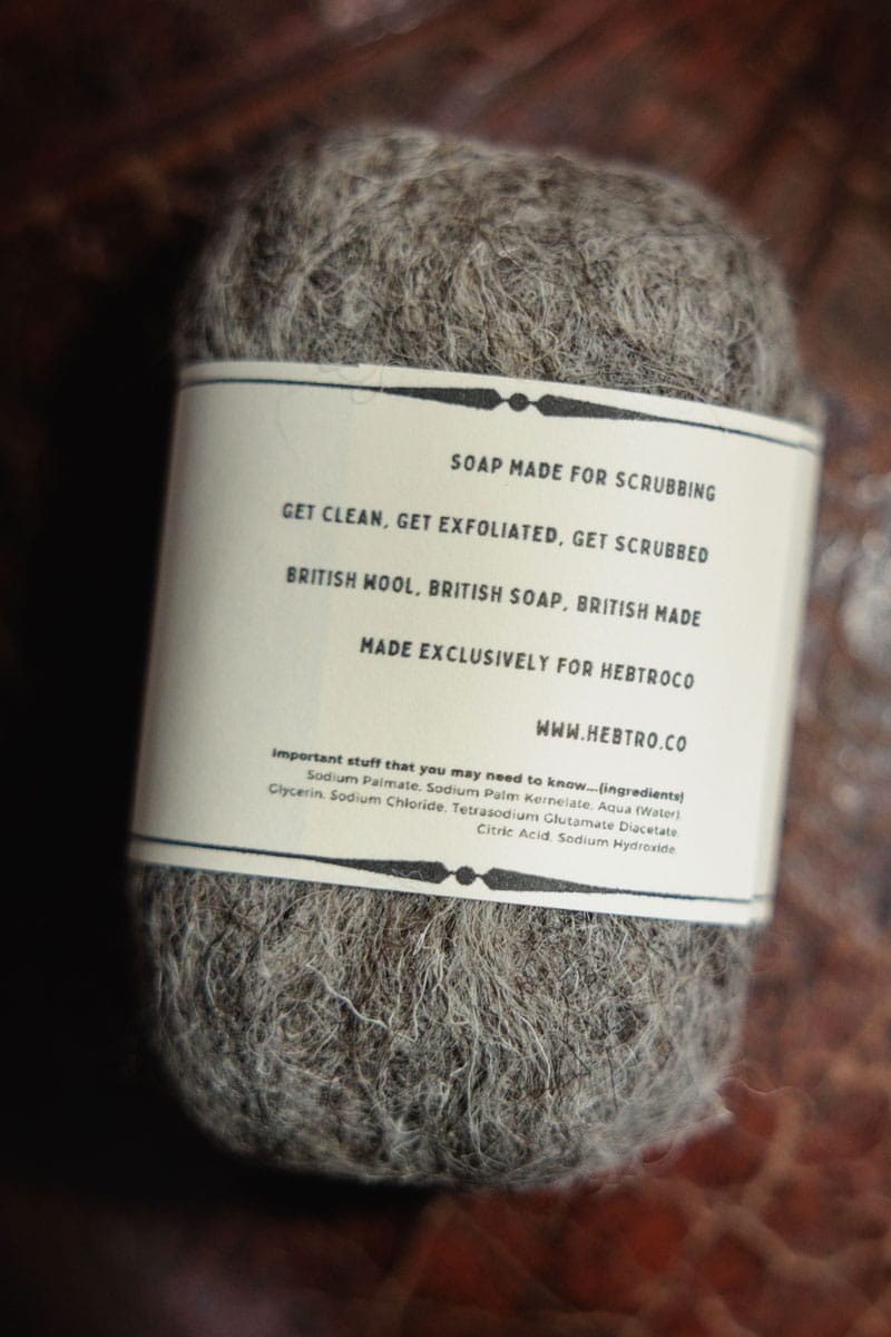 Scrubber Felted Soap