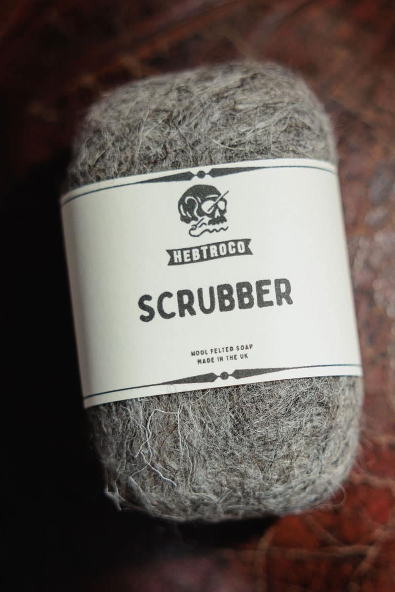 Scrubber Felted Soap