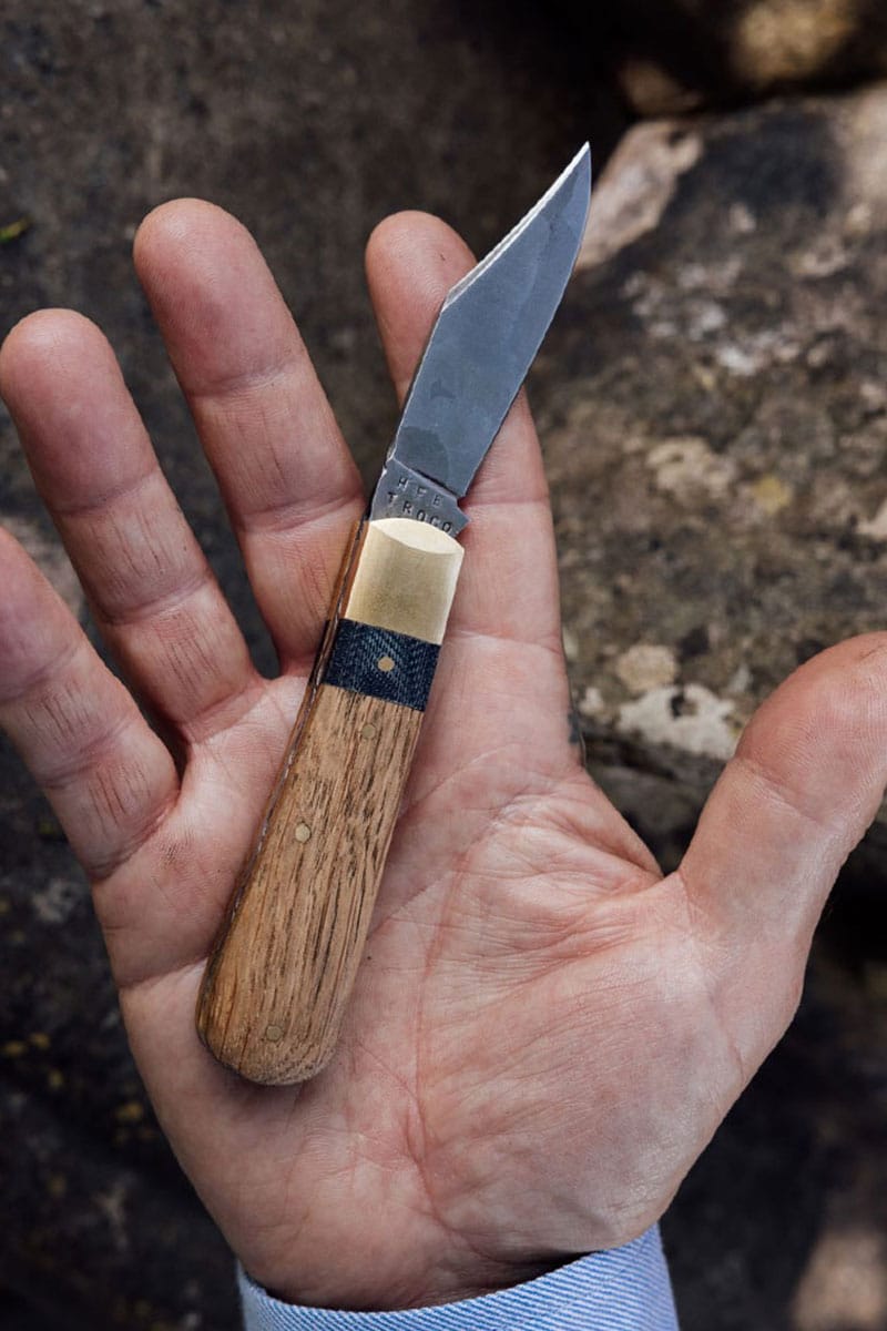 Damascus Denim Barlow Knife