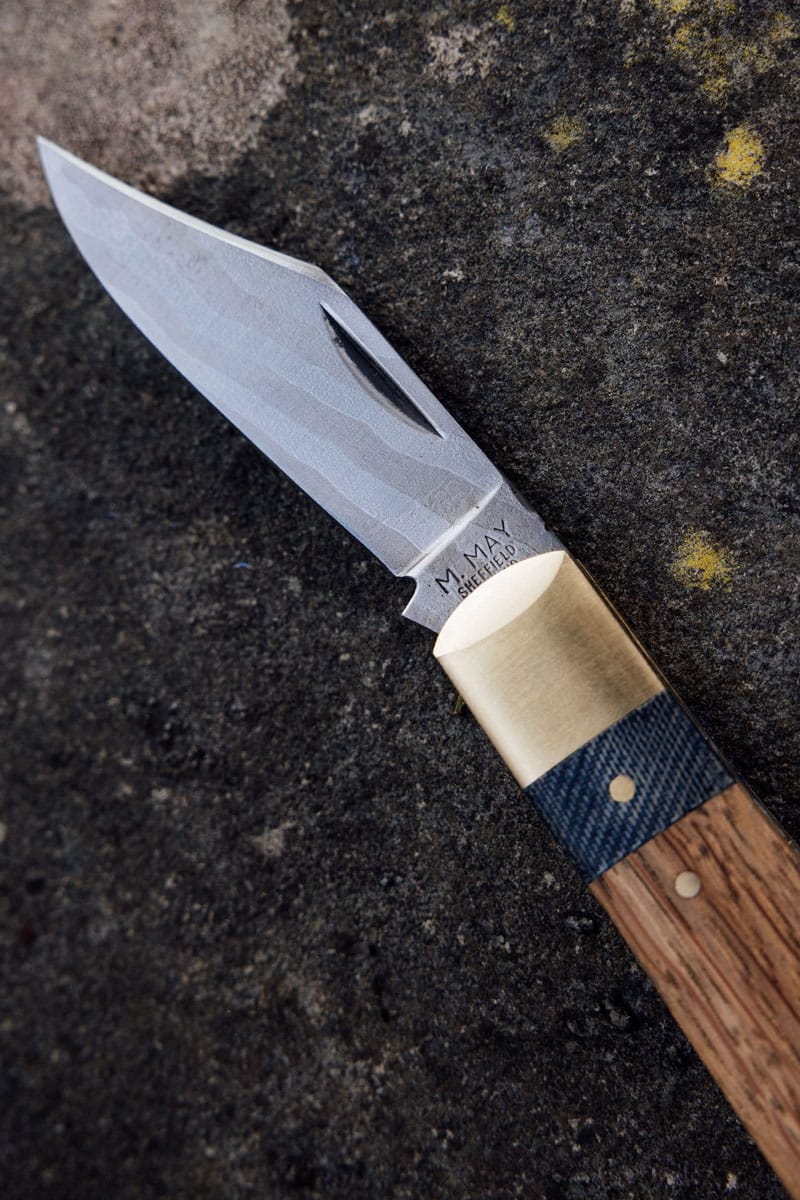 Damascus Denim Barlow Knife