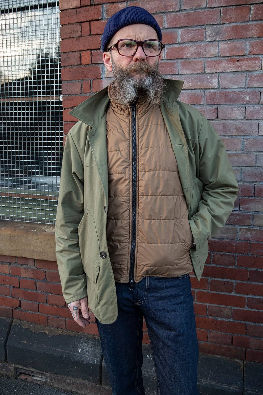 Body Warmer with HD Wool / Kalahari