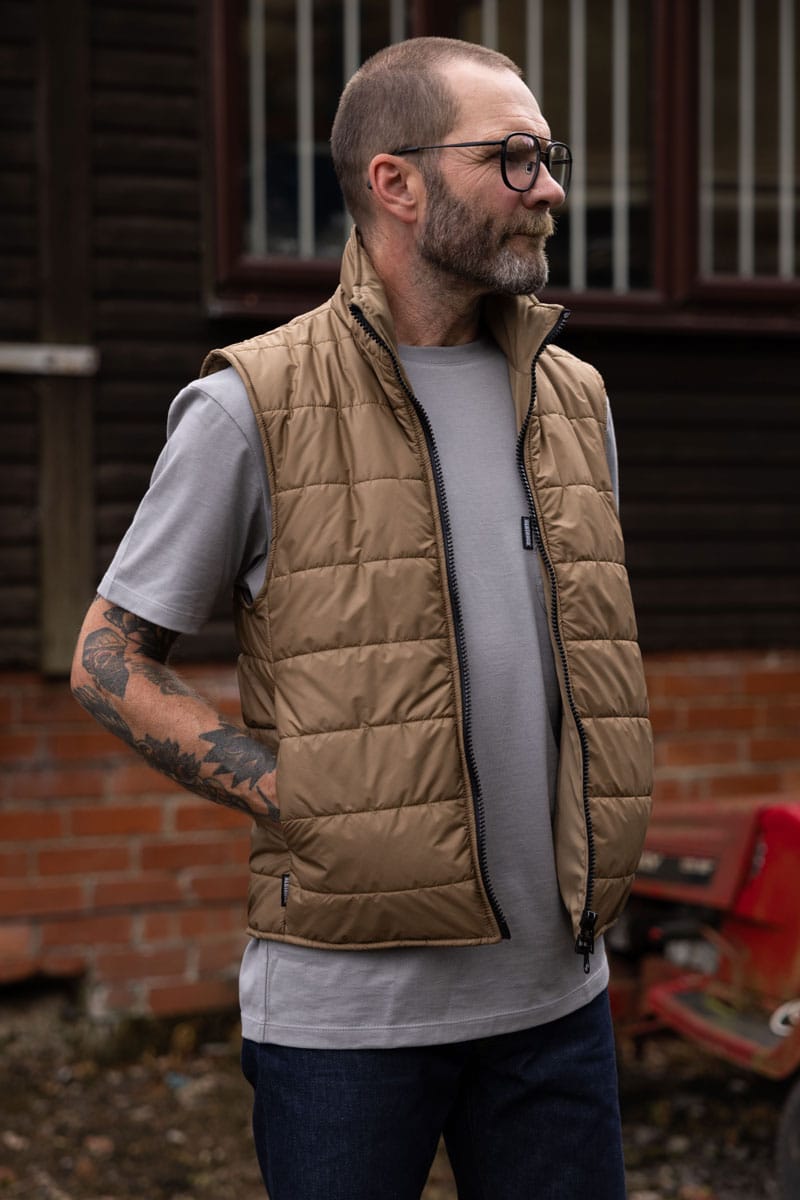 Body Warmer with HD Wool / Kalahari