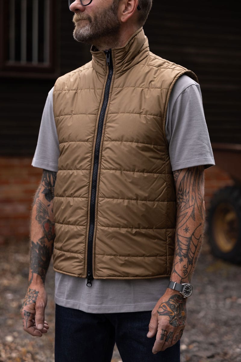 Body Warmer with HD Wool / Kalahari