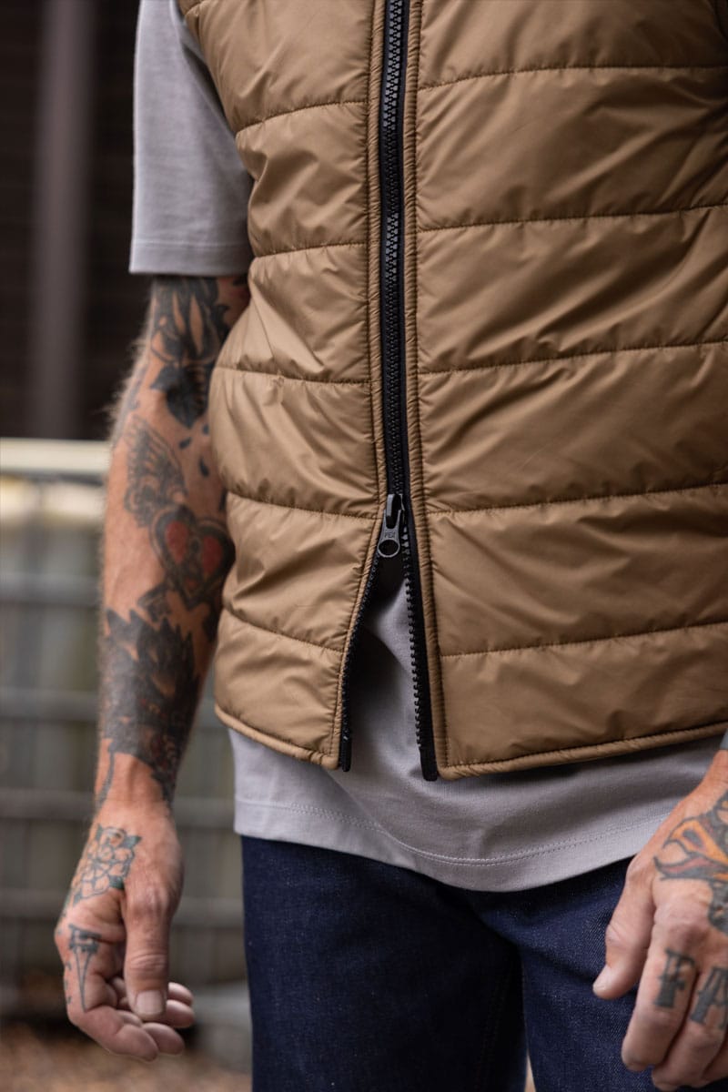 Body Warmer with HD Wool / Kalahari