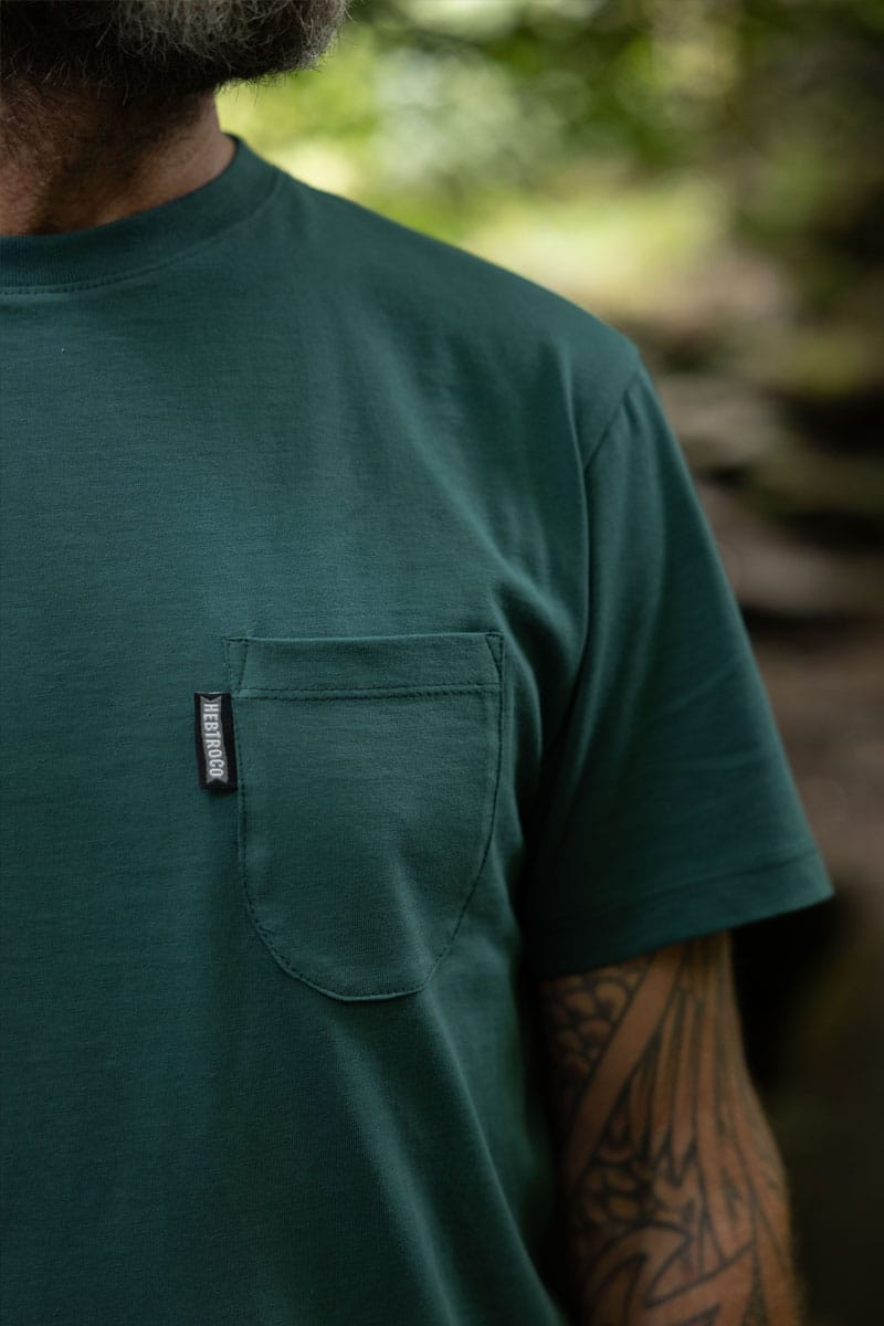 Botanical Green Pocket T-Shirt