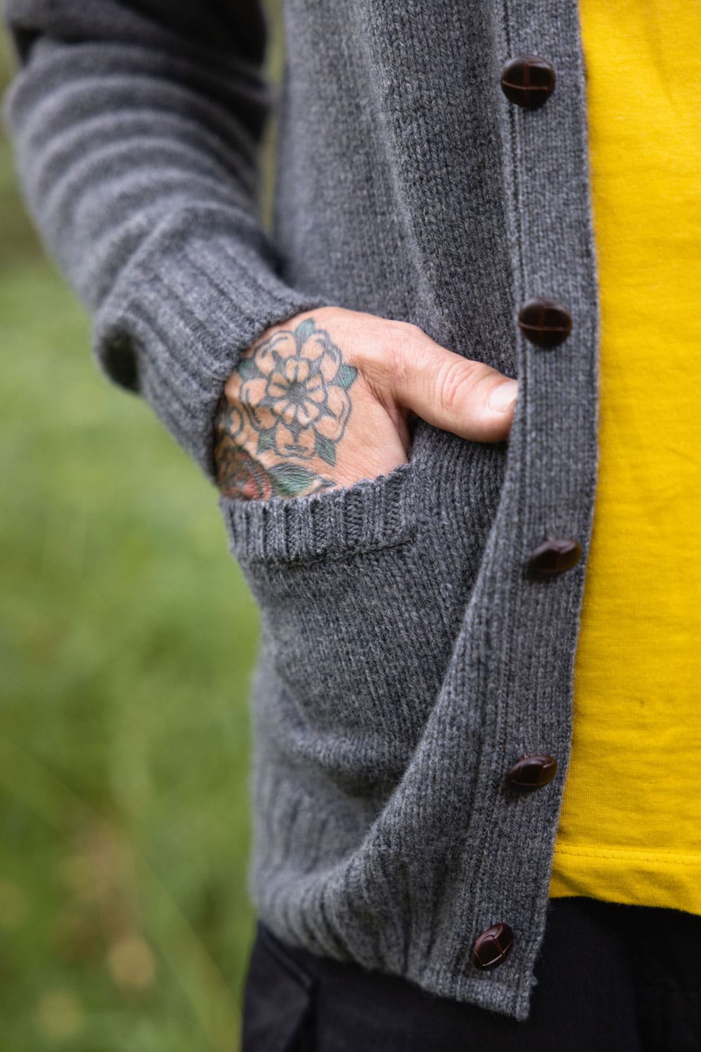 Derby Grey Cardigan