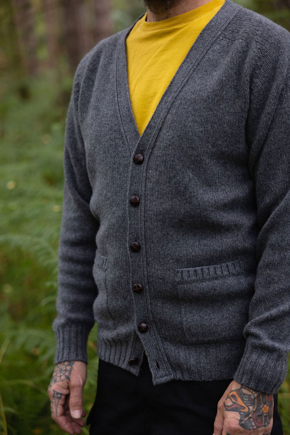 Derby Grey Cardigan