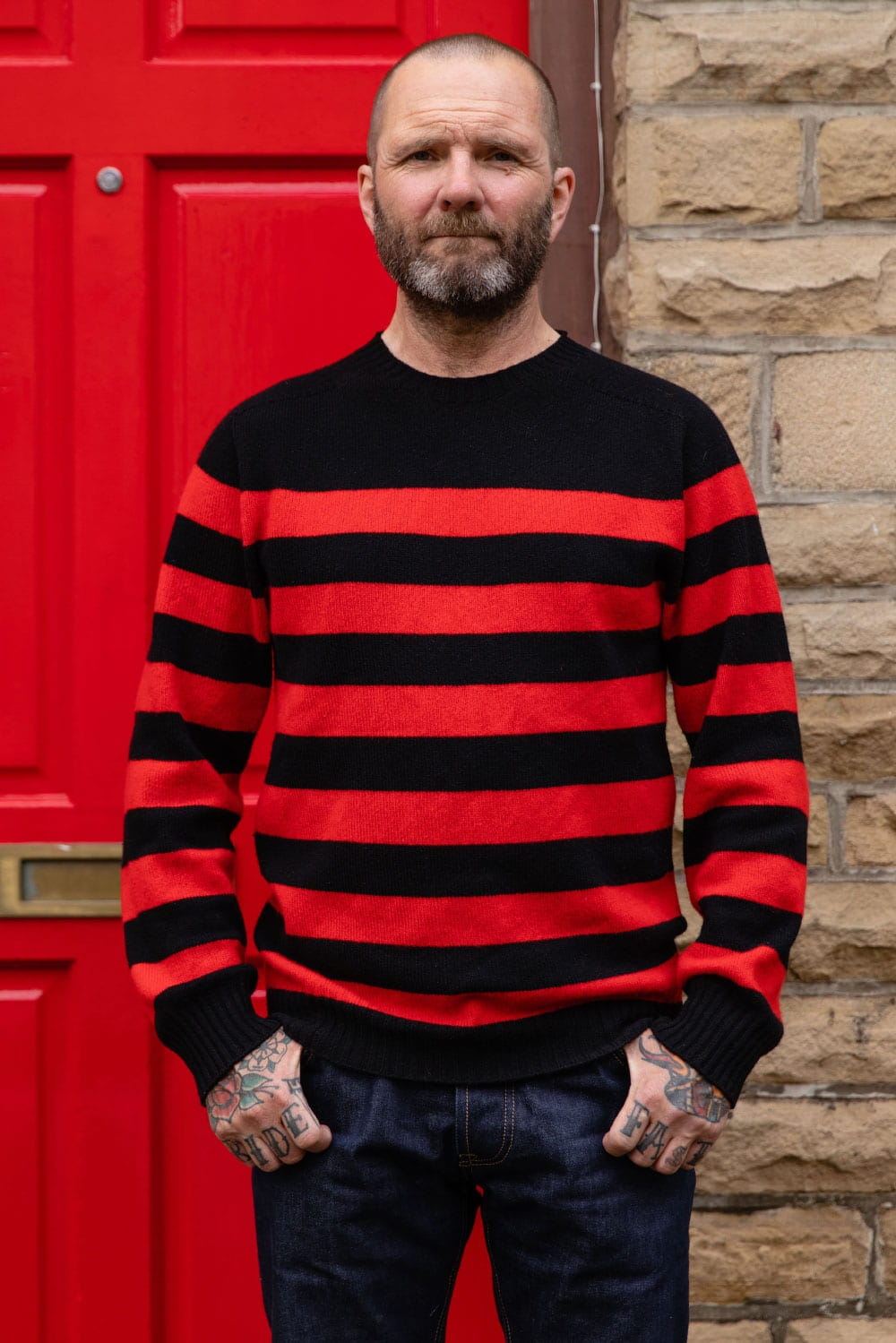 Menace Stripe Jumper