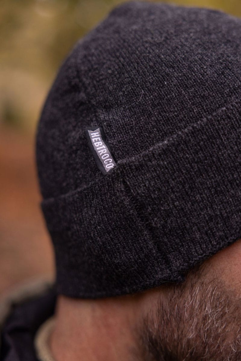 Lambswool Beanie / Charcoal