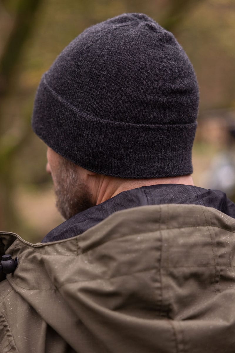 Lambswool Beanie / Charcoal
