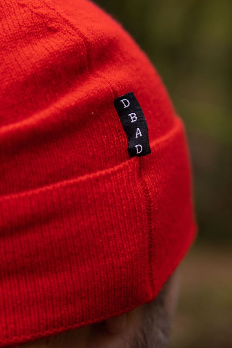 Lambswool Beanie / Scarlet