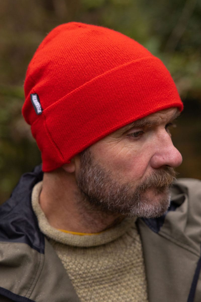 Lambswool Beanie / Scarlet