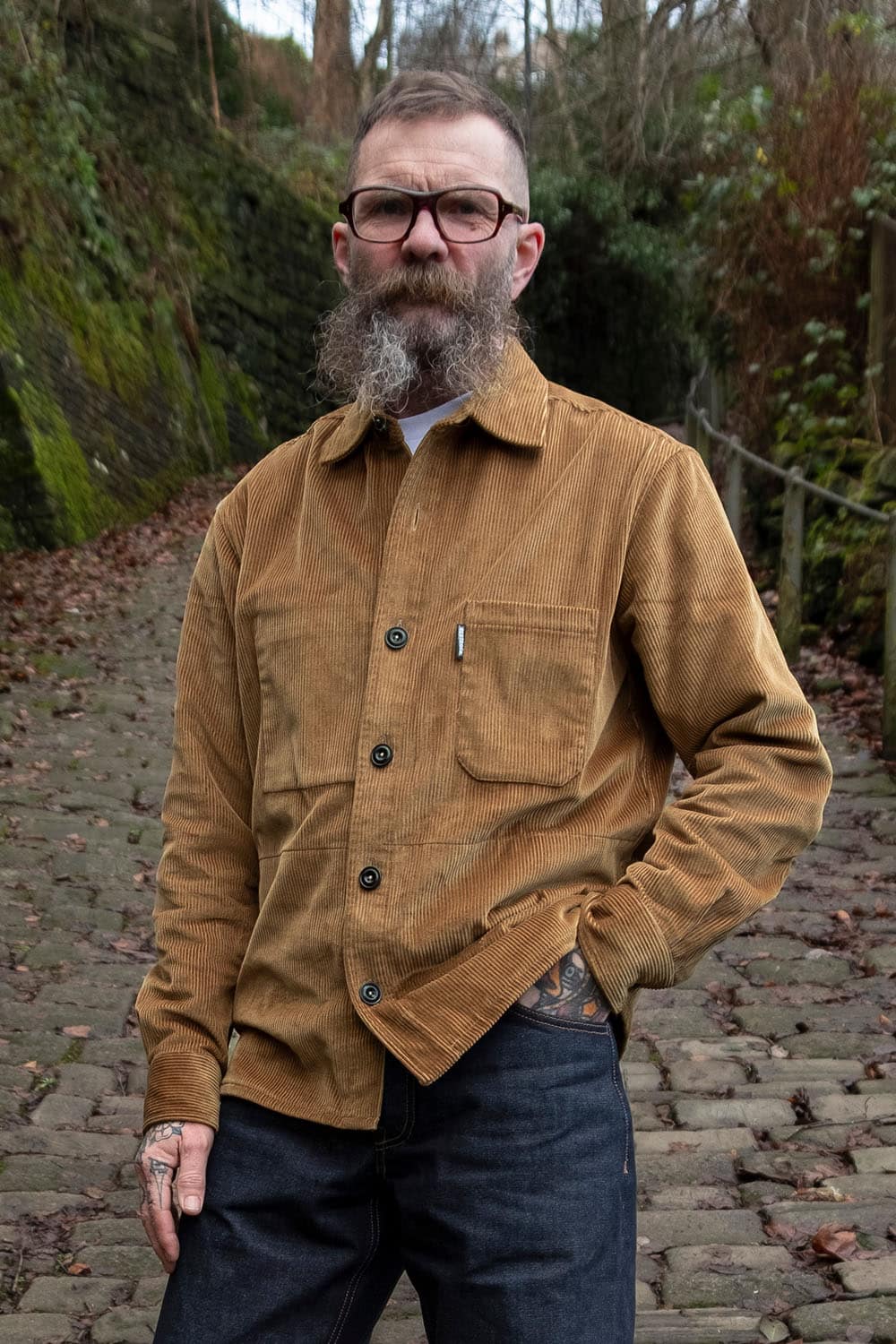Cord Overshirt / Barley
