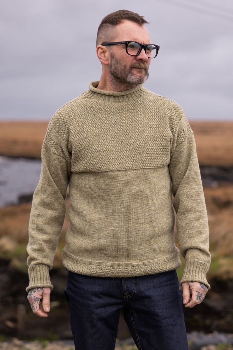 Guernsey Jumper / Carleton Green