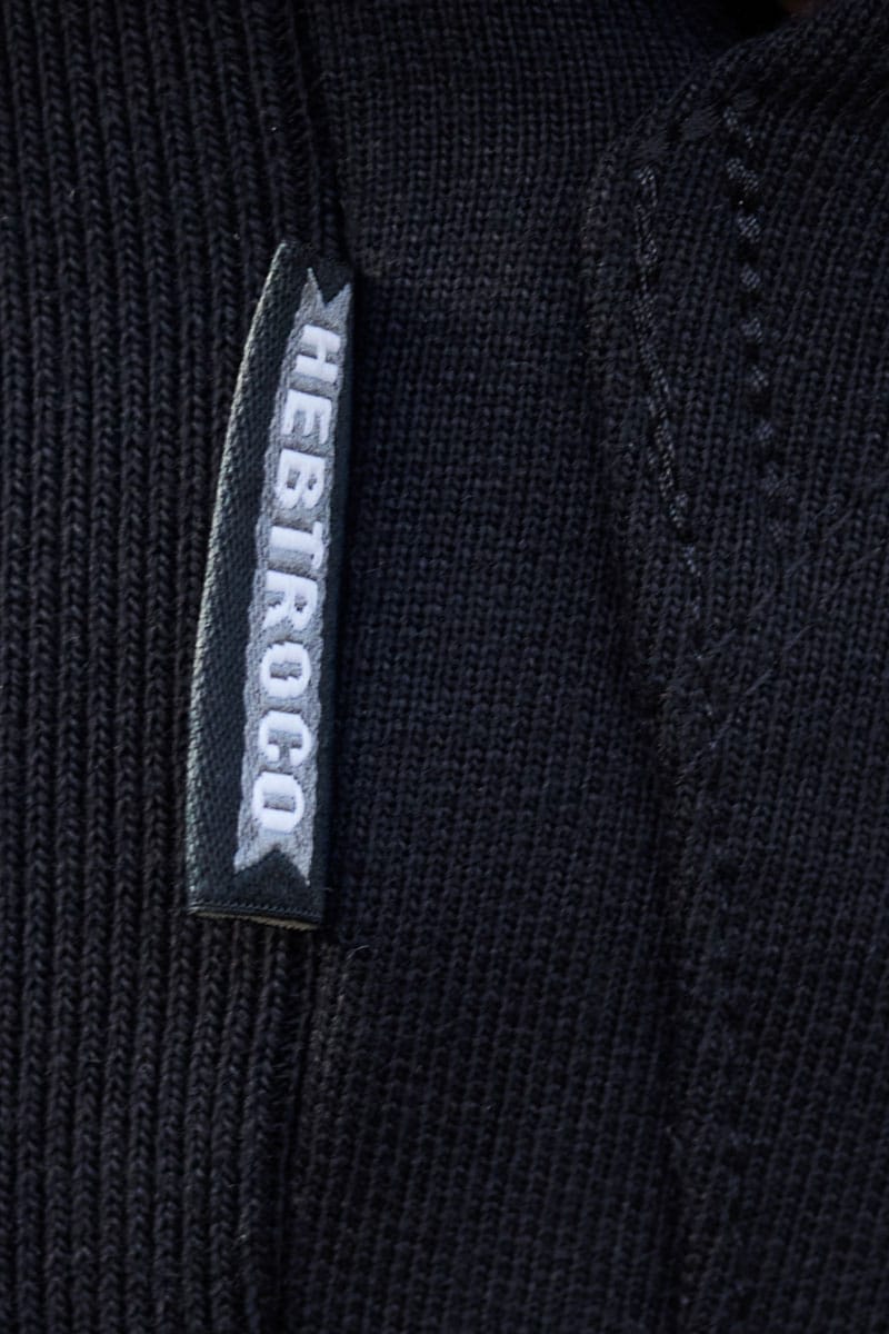 Heavy Zipper Hoodie / Black