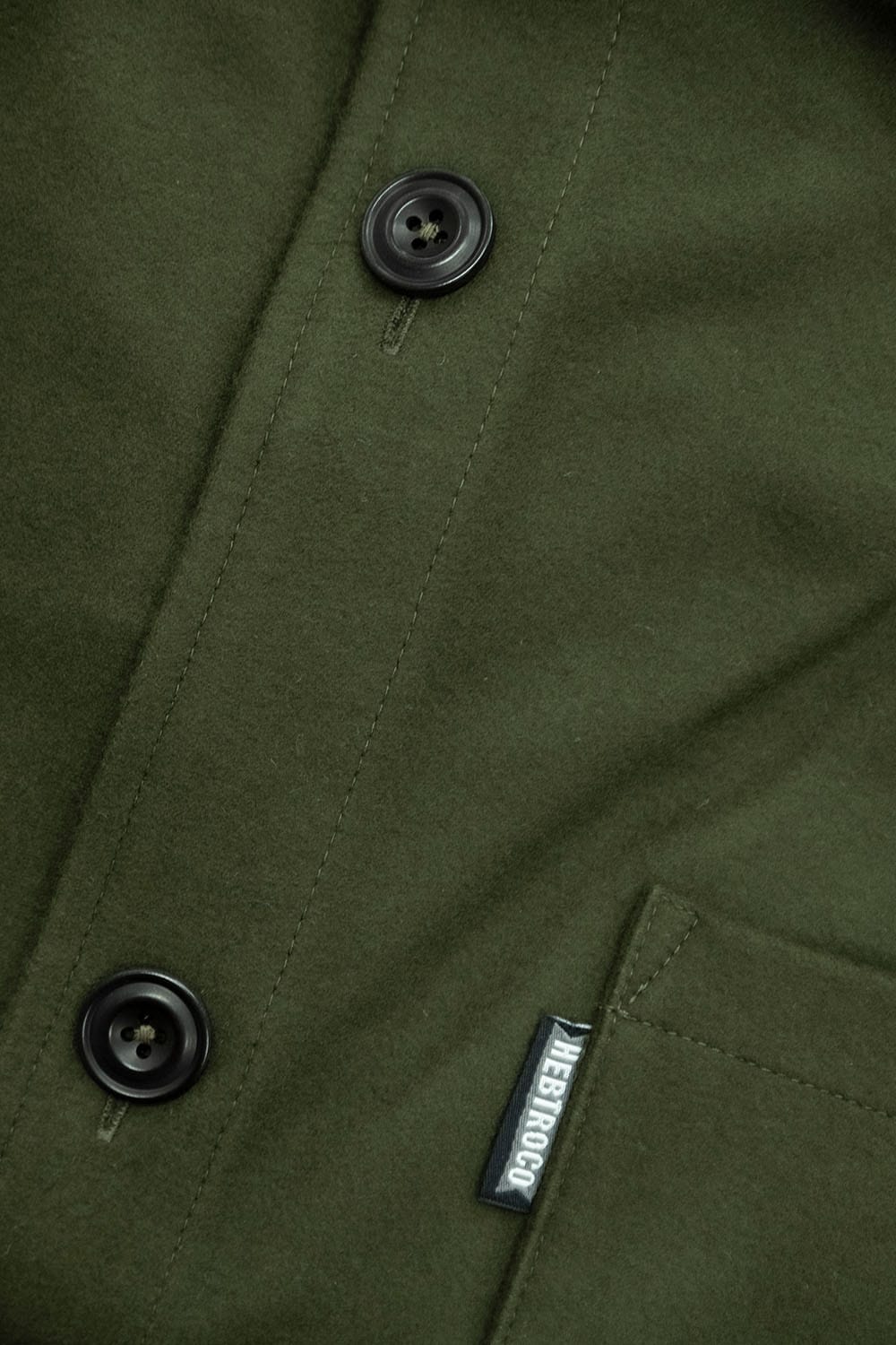 Moleskin Overshirt / Dark Green