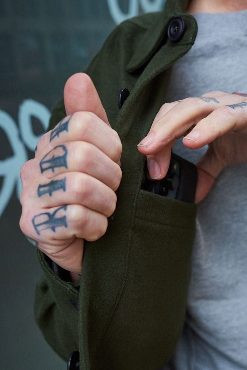 Moleskin Overshirt / Dark Green