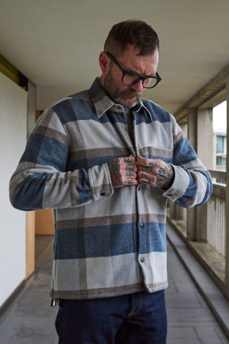 Wool Overshirt V2 / Big Check