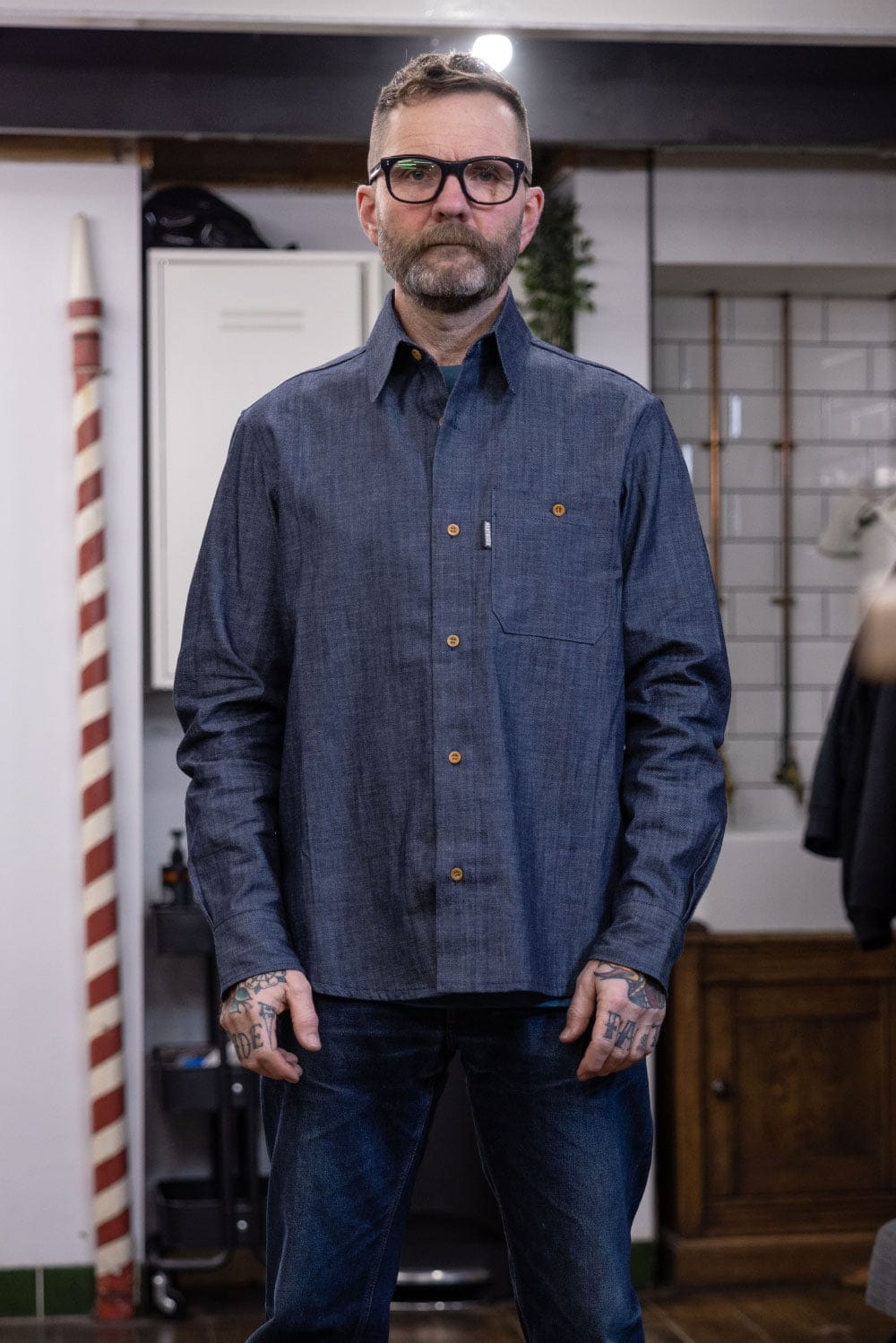Rhigos Denim Shirt / Indigo