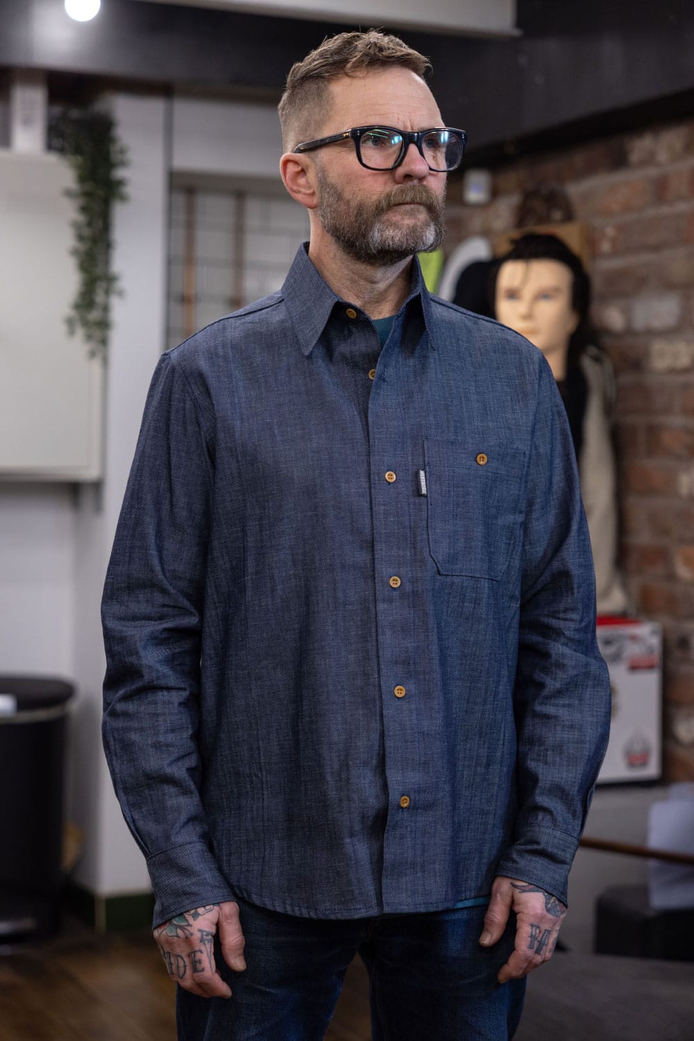 Rhigos Denim Shirt / Indigo