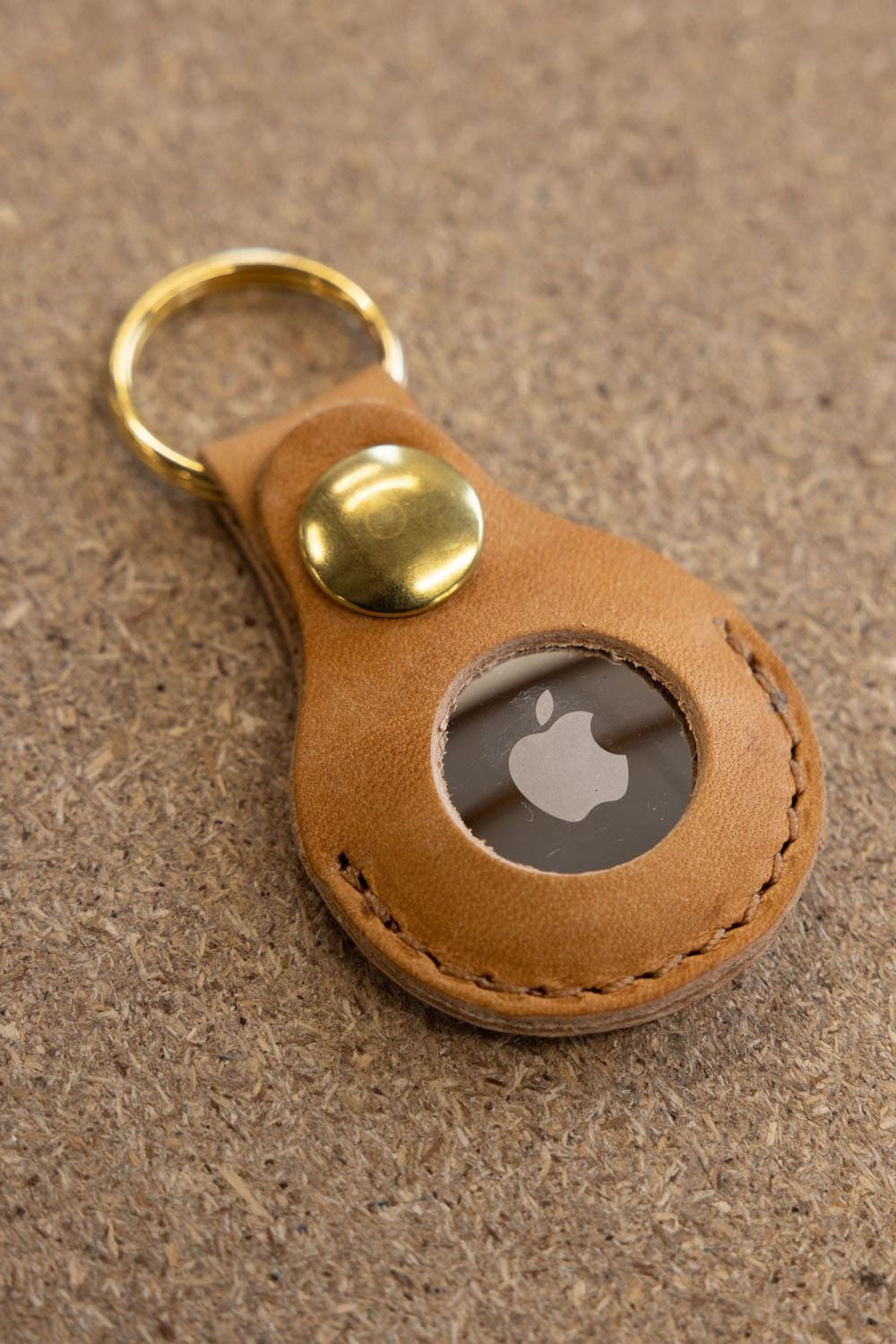 AirTag Leather Key Fob