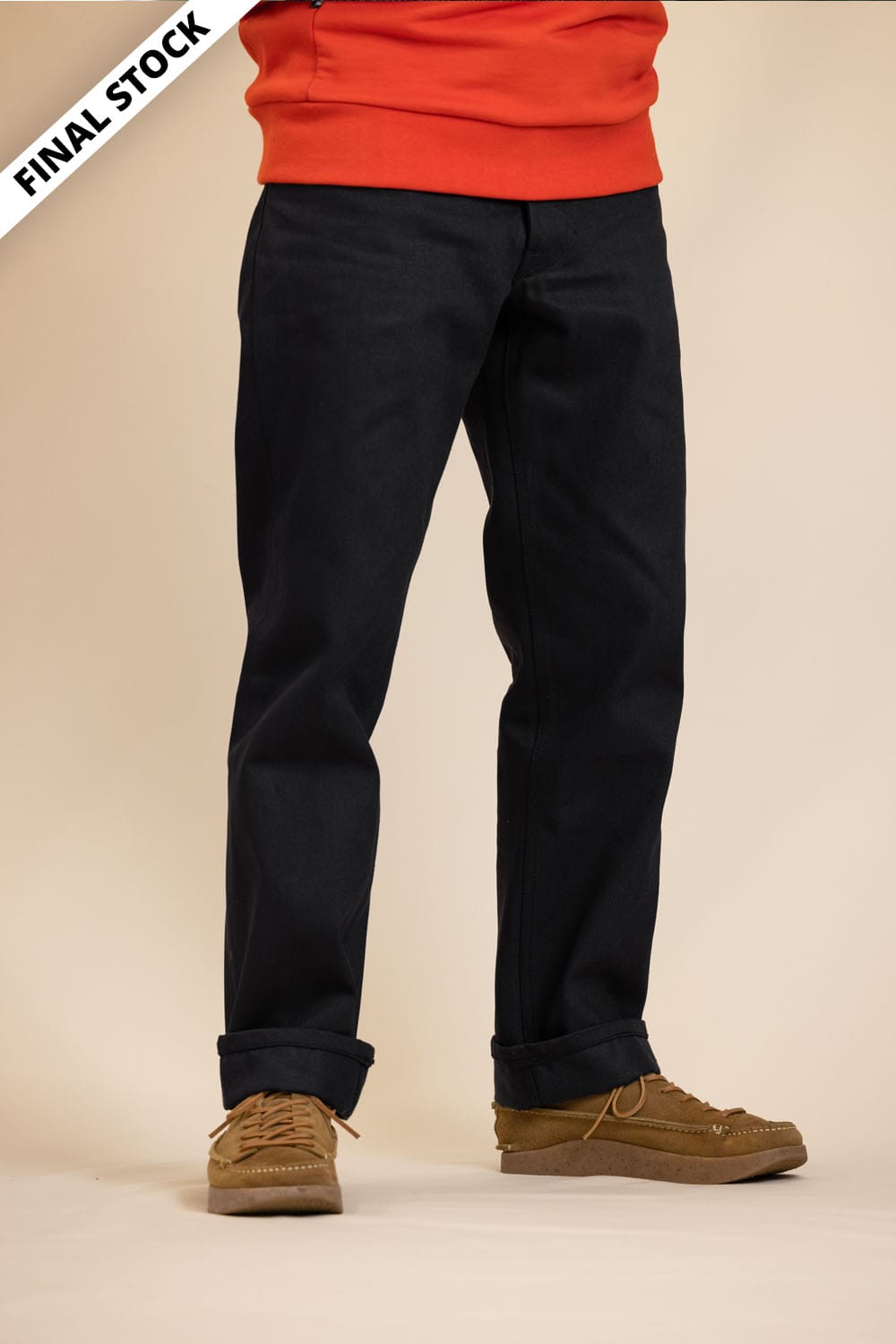 GVNR-16 Selvedge Denim Jeans / Double Black