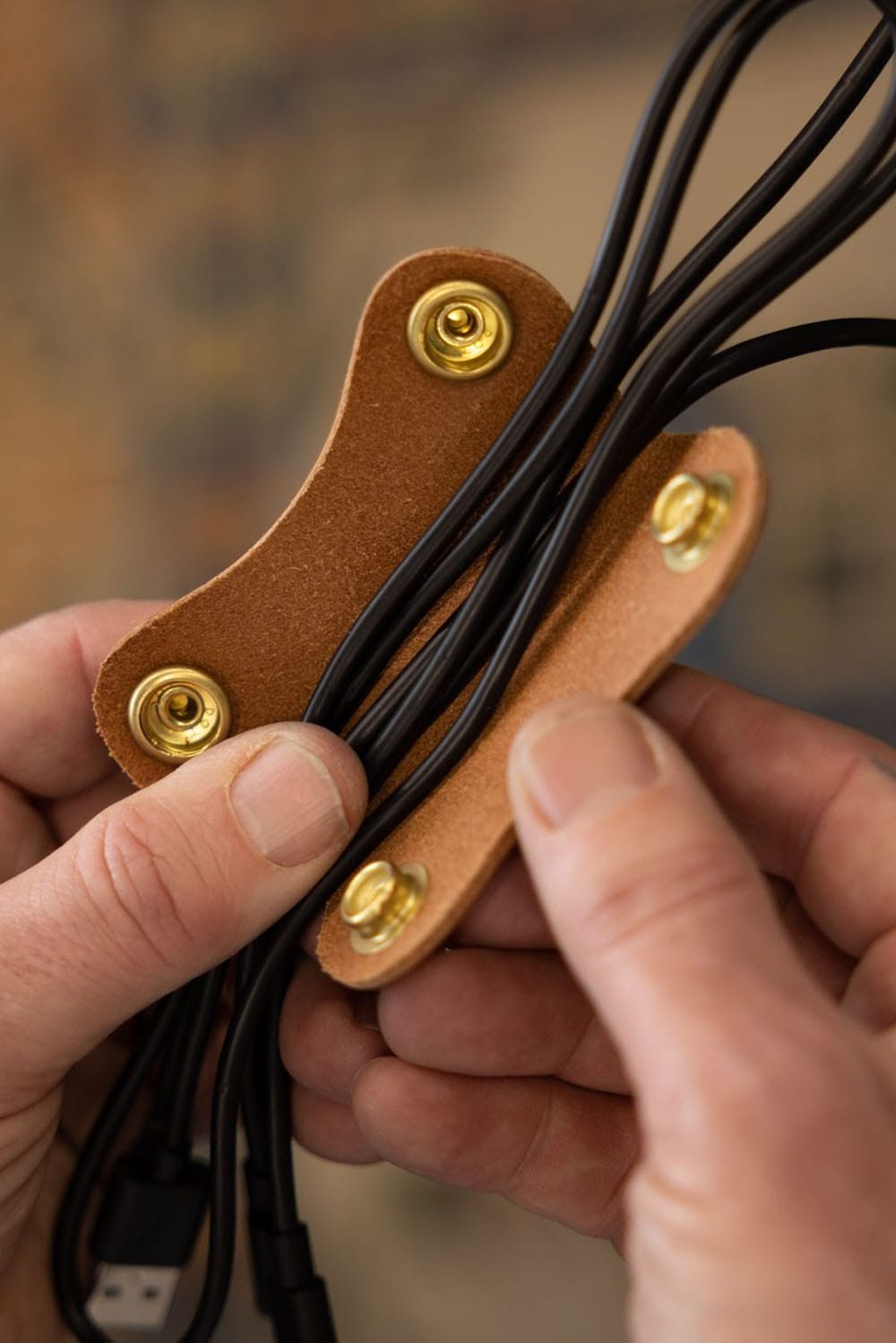 Leather Cable Tidy