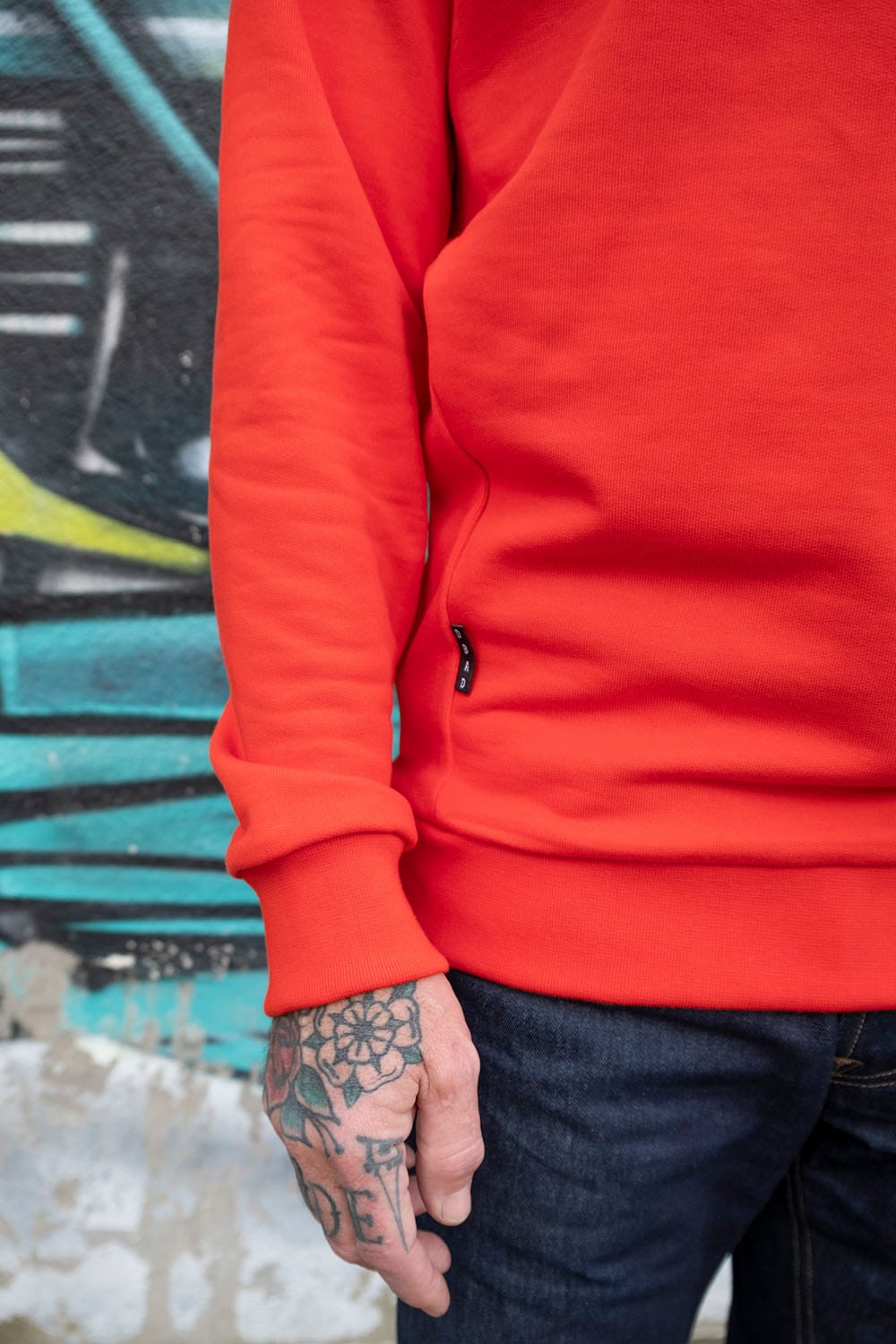 Raglan Sweatshirt / Tomato Soup
