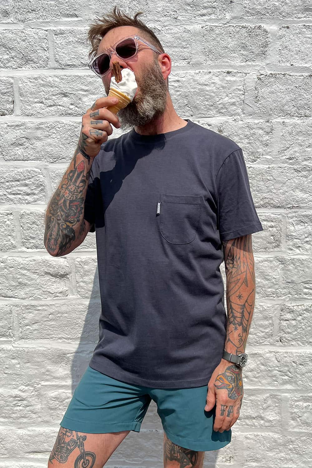 Slate Pocket T-Shirt / SeaCell™ Cotton