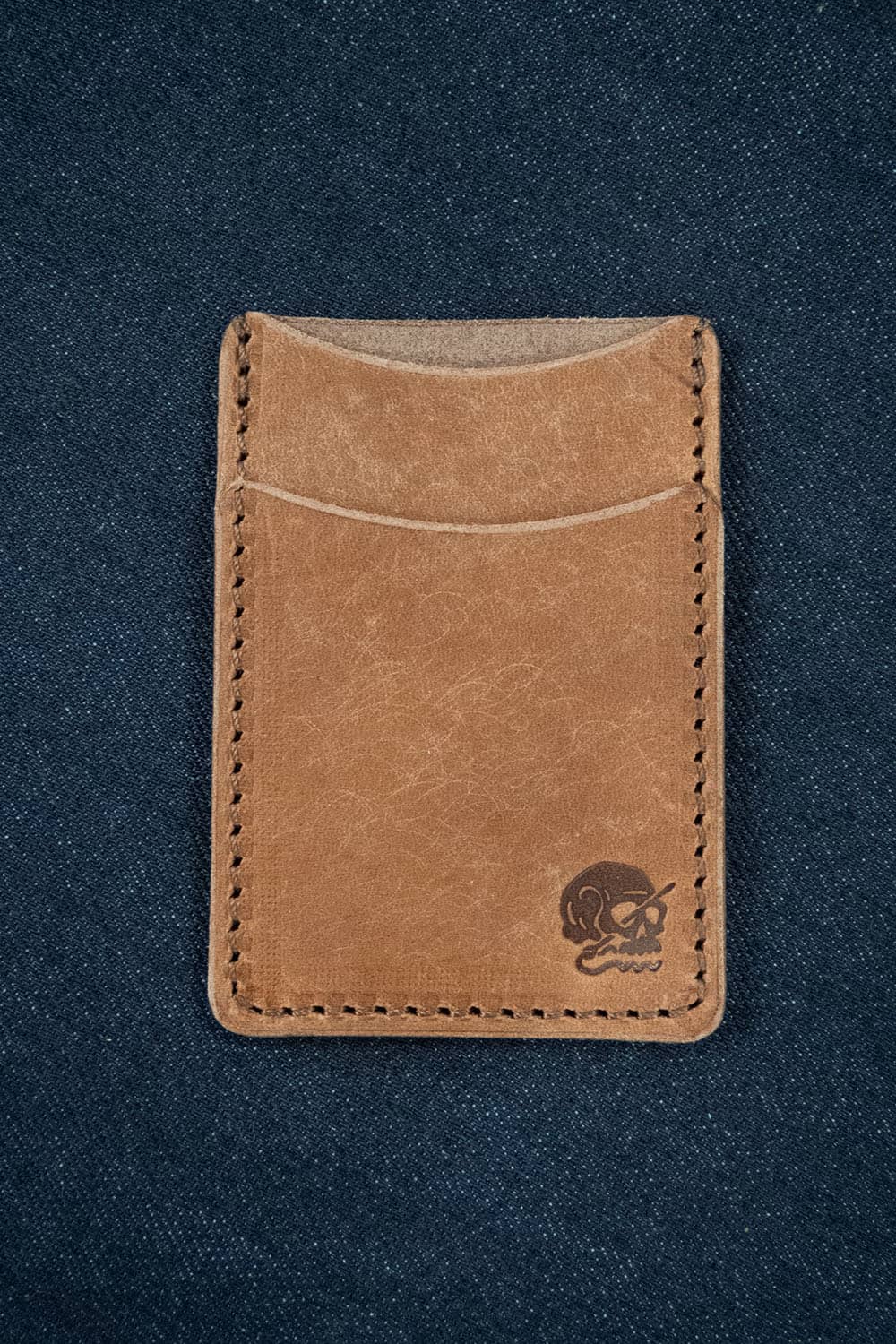 Minimus Leather Wallet / Dark Veg Tan