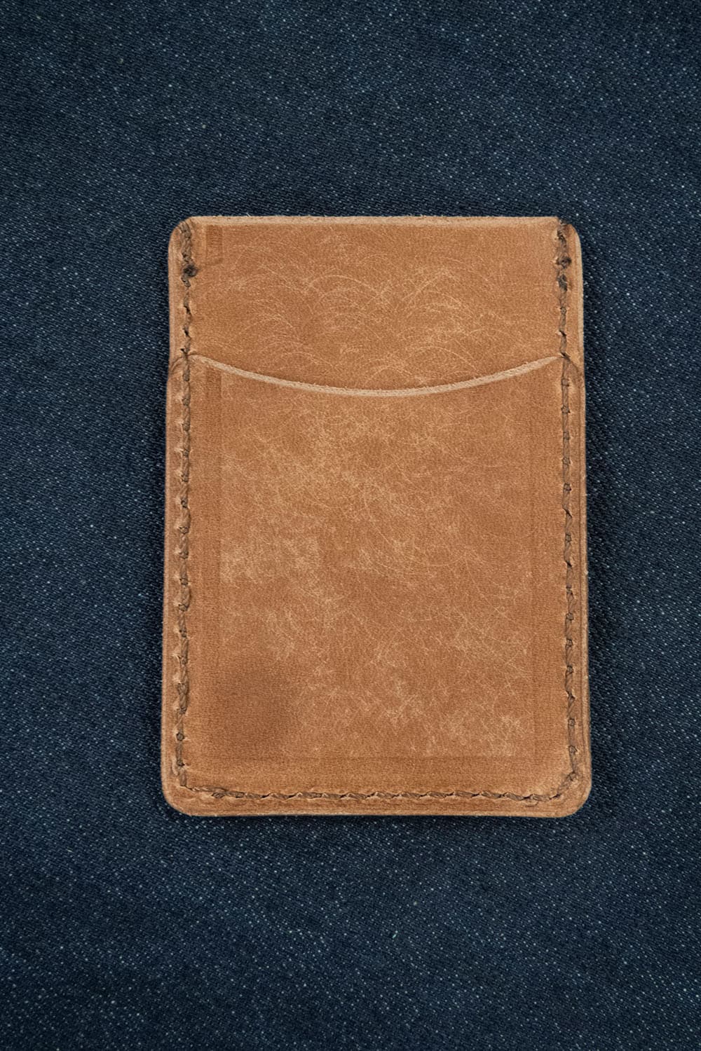 Minimus Leather Wallet / Dark Veg Tan