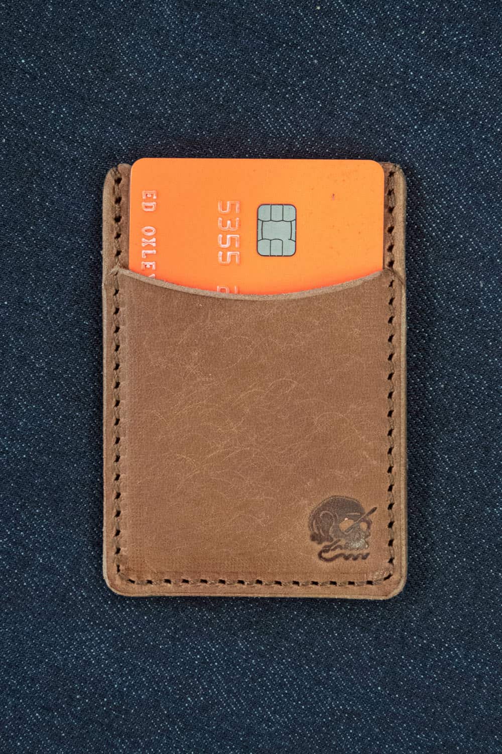 Minimus Leather Wallet / Dark Veg Tan