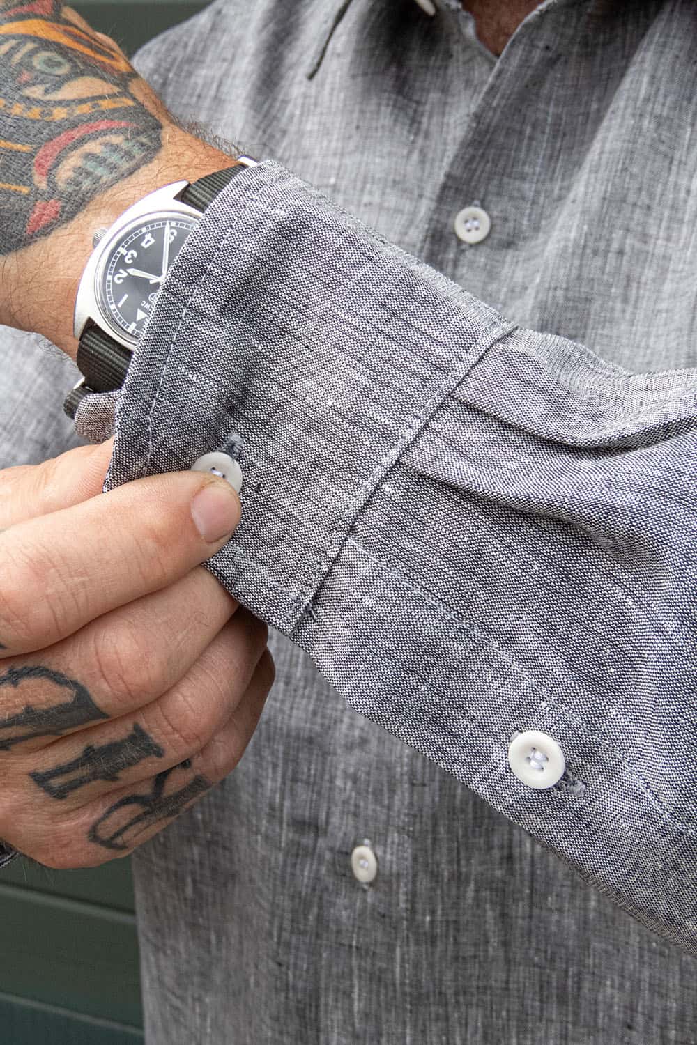 Linen Shirt / Grey