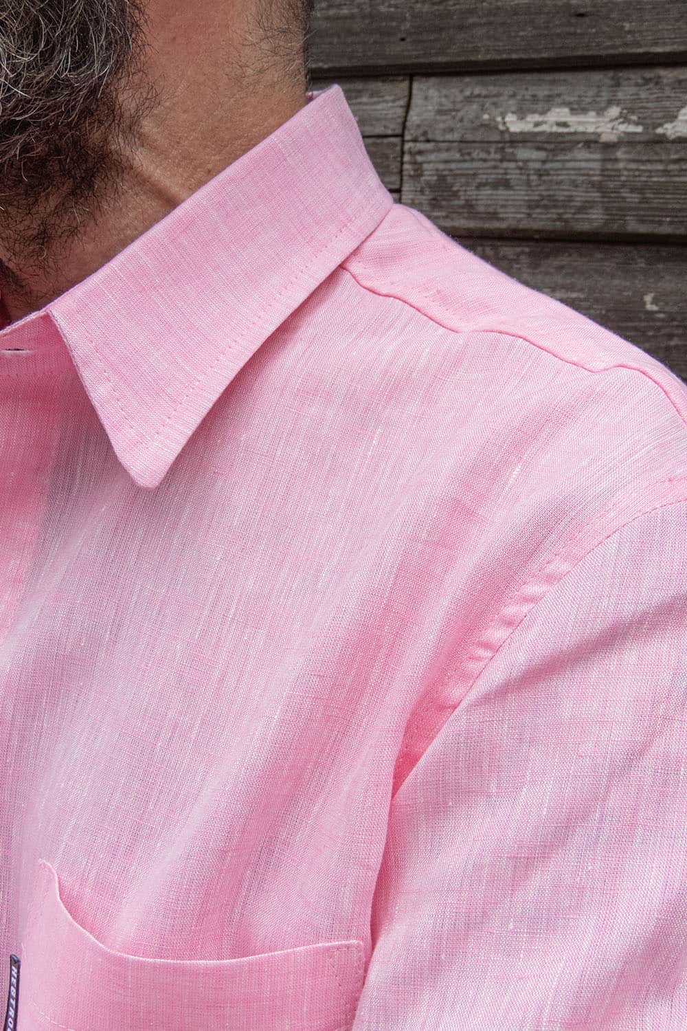 Linen Shirt / Pink
