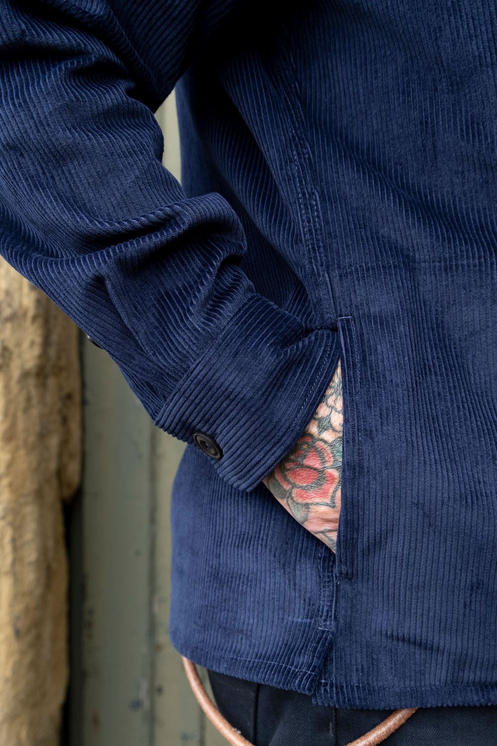 Cord Overshirt / Biro Blue