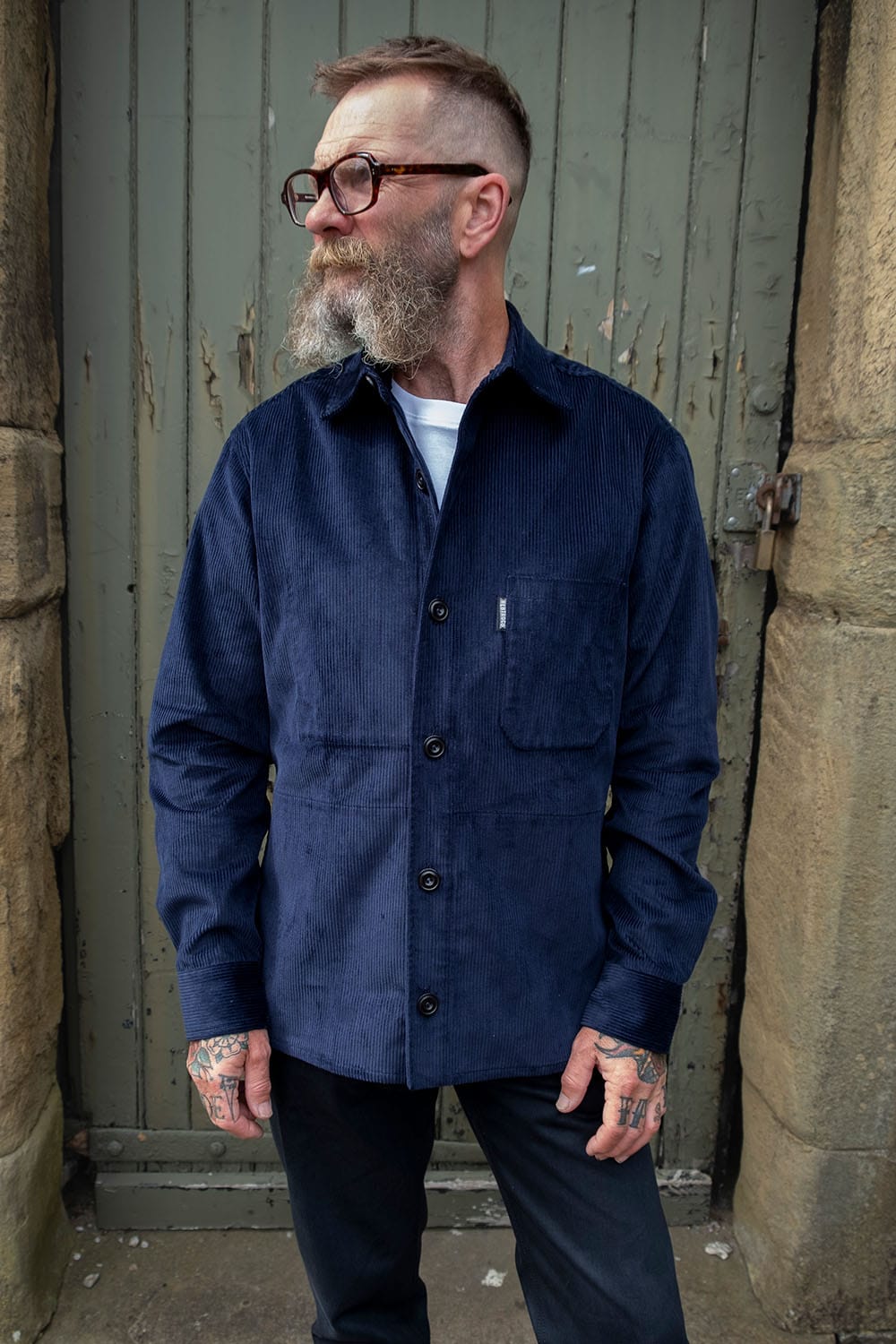 Cord Overshirt / Biro Blue