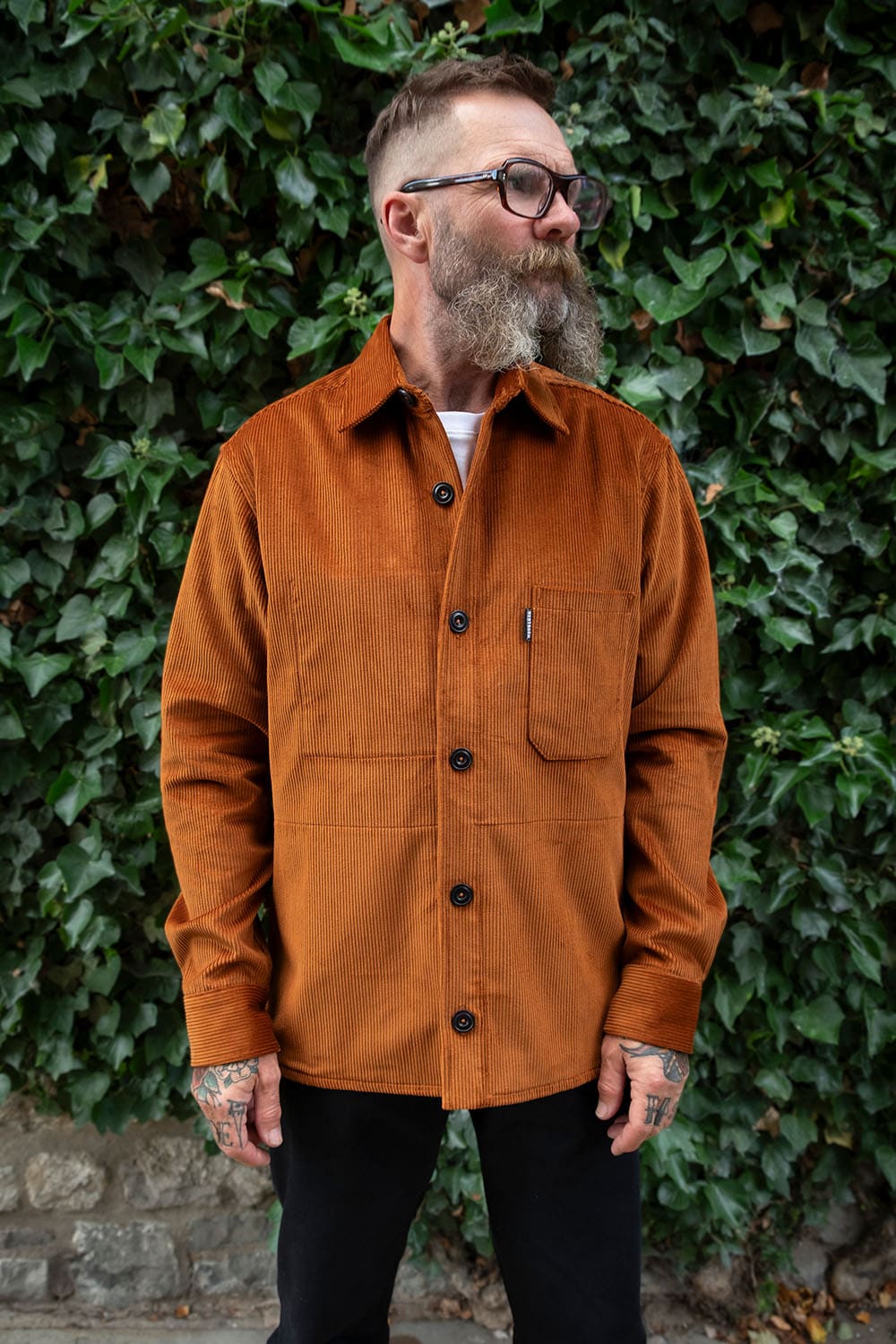 Cord Overshirt / Cognac